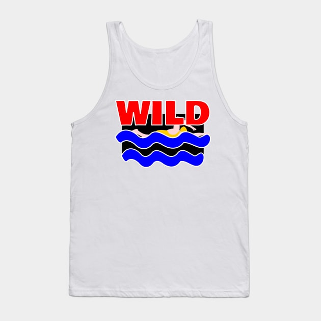 WILD SWIMMING Tank Top by krisevansart